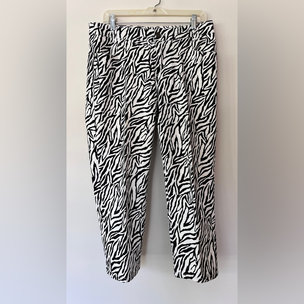 Chicos Zebra Denim